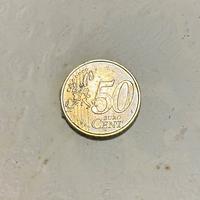 Moneta rara 50 centesimi anno 2002 AUSTRIA