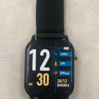 SMART WATCH CINTURINO MILANO NERO