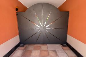 Cancello in acciaio lavorato