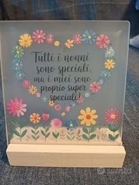 targhetta acrilico 2d nonni