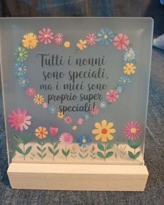targhetta acrilico 2d nonni