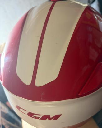 Casco rosso, nuovo. Taglia S.