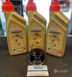 Kit tagliando T-max castrol power 1 3L + filtro