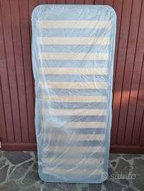 Materasso Singolo con Rete Legno Mai Usato 190x80