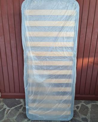 Materasso Singolo con Rete Legno Mai Usato 190x80
