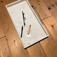 PORTAOGGETTI DA SCRIVANIA MARMO BIANCO