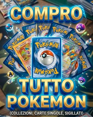 Com.pro carte Pokemon (Vintage e moderne).
