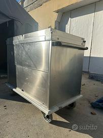 carrello "SCALDAVIVANDE" termico con coperchio