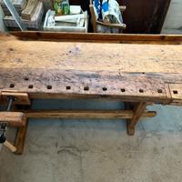 Tavolo da falegname restaurato