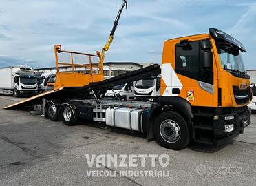 Pianale iveco 260s36 3 assi 6x2 carrellone soccors