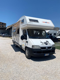 Camper mansardato ducato 2.8 jtd 7 posti