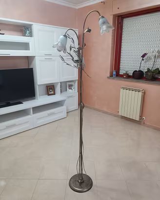 piantana in ferro battuto 