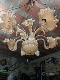 Lampadario murano 