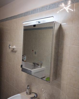 specchio contenitore bagno 