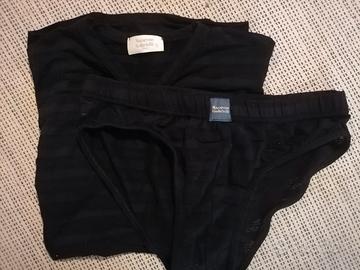 completo Intimo Uomo slip e maglia 