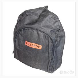Zaino Unisex Luxardo Nero, 2 tasche, bretelle