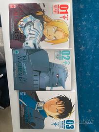 Manga Full Metal Alchemist volumi dal 1 al 3