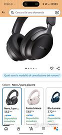 Bose QuietComfort Ultra Headphones Cuffie Wireless
