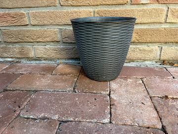 Copri vaso per piante nero
