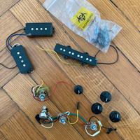 Elettronica e pickup basso pj