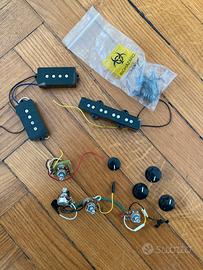 Elettronica e pickup basso pj