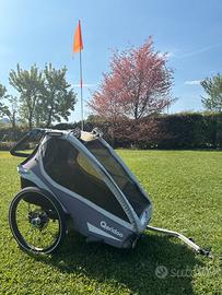 Qeridoo Kidgoo 1 – Rimorchio bici + passeggino