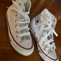 Converse bianche nr 35