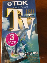 video cassette vergini 