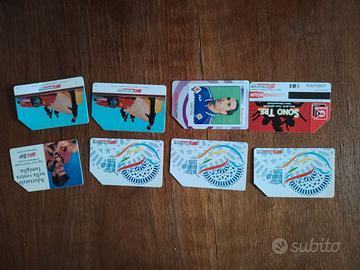 Schede telefoniche vintage rare