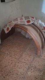 rivestimenti in legno di archi a muro con basi