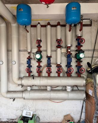 Collettore Centrale Termica completo 3 linee