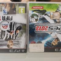 Giochi PS3 Fifa e PES