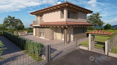 Villa di 109 m² con 4 locali e box auto a Caravagg