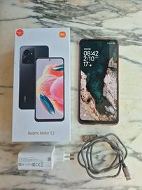 Redmi Note 12 con scatola 256gb e 8gb RAM