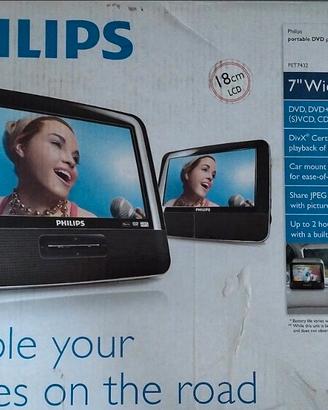 Coppia Lettori DVD Portatili Philips PET7432 – Ide