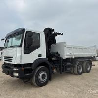 Hiab on 2007 Iveco 260T36 6x4 Autocarro ribaltabil