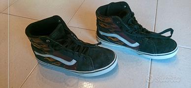 Scarpe Vans Ua Sk8-Hi Flame tg.36
