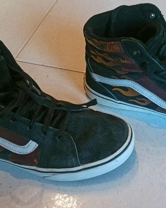 Scarpe Vans Ua Sk8-Hi Flame tg.36