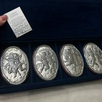 4 stagioni angeli -Oggetti in argento