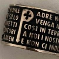 Anello Padre Nostro Tuum