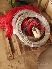 Materiale per vigneto : Filo zincato 18 e lacci