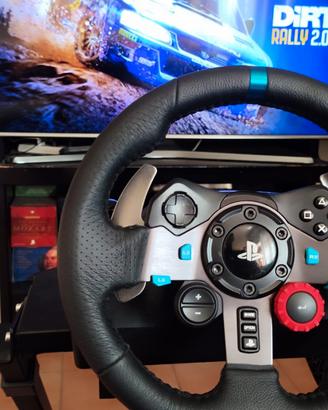Volante PS4 Logitech G24 come nuovo con cambio