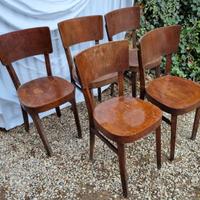 5 sedie toscane da osteria/ristorante. primi '900