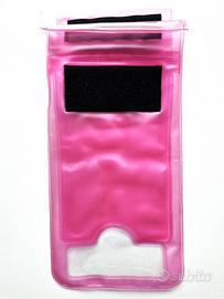 Custodia impermeabile rosa per cellulari Celly