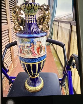 Vaso in ceramica decorata