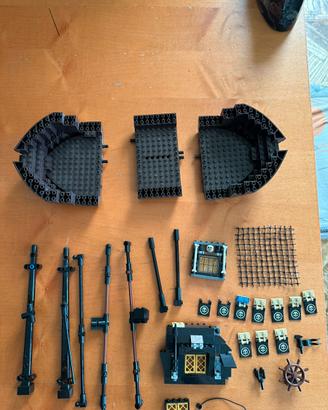 Lego queen anne’s revenge 4195 parti scafo alberi