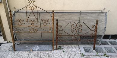 letto in ferro battuto 