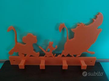 Art 3D con Simba, Timon e Pumba 