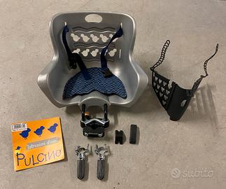 Seggiolino Bellelli Anteriore Ciclo Pulcino Silver