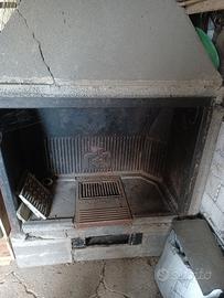 caminetto aria calda